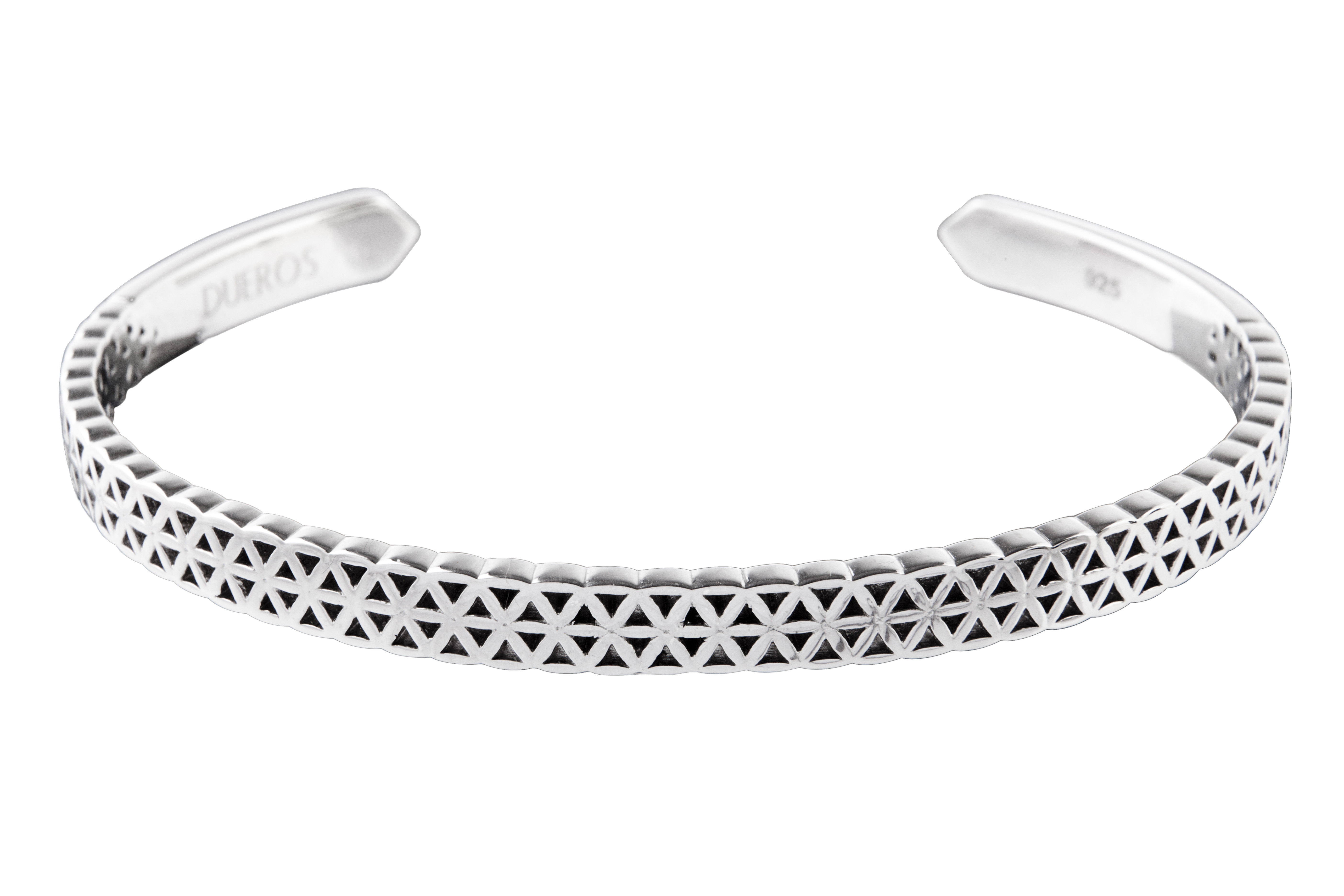 Flower of Life Silver Bracelet