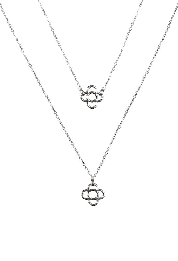 Silver Scapular Flower of Barcelona