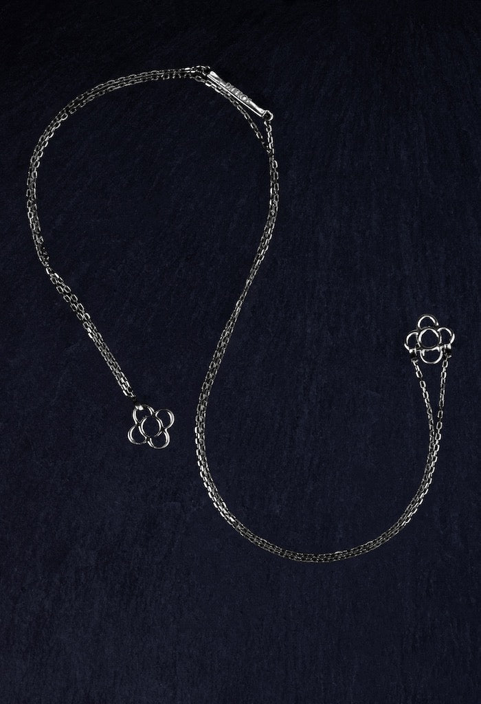 Silver Scapular Flower of Barcelona