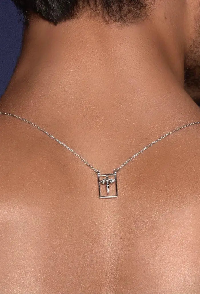 Guardian Angel Silver Scapular