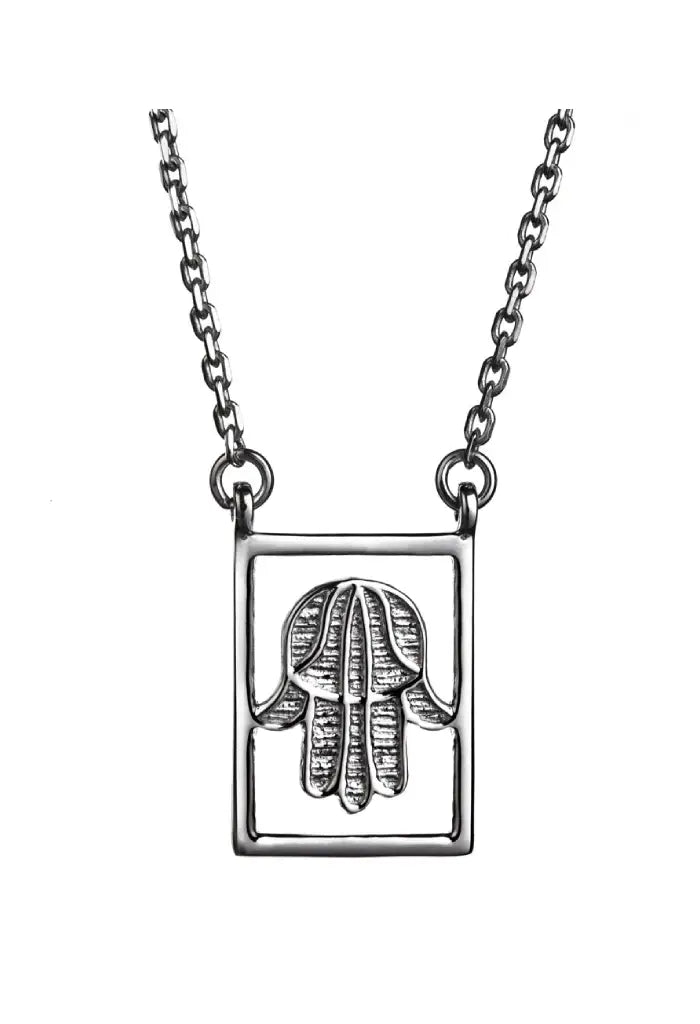 Escapulário de Prata Mão de Fátima