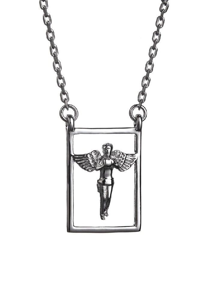 Guardian Angel Silver Scapular