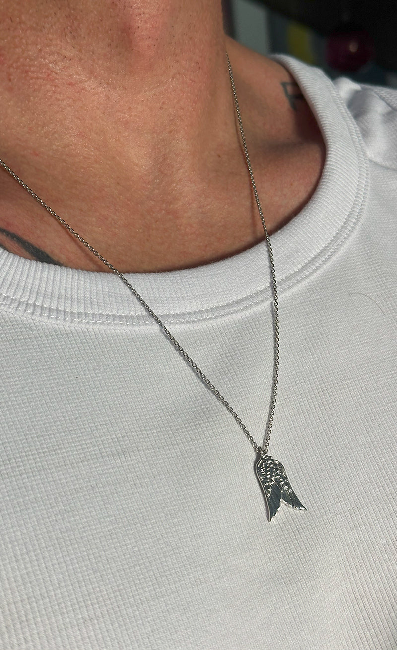 Colar de Prata Asas de Anjo